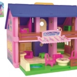 Plastična hiška za punčke 37 cm Play House s priborom