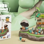 woopie lovljenje dinozavrskih ribic – magnetna igra za otroke, 2 palici