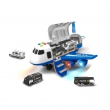 Policijsko letalo z tovorno komoro in 3 avtomobilčki