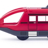 Rdeča lokomotiva z baterijskim strojevodjem