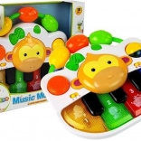 Otroški klavirček z opičko Zvok in Luči