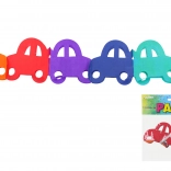 Barvna girlanda z motivom avtomobila