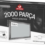 Okvir za sestavljanko 96x68 cm srebrn