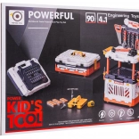 Otroška delovna miza 4v1 z orodjem, 90 delov