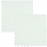 Pena talna igralna podloga HUMBI 120 × 60, vodoodporne velike penaste sestavljanke, bela