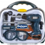 Zeleni otroški komplet orodja v kovčku