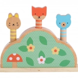 Lesena izstrelitvena igrača Petit Collage Petit Friends