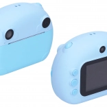 Otroški digitalni fotoaparat s tiskom – moder, 12 Mpx in video Full HD