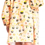 Cozy Noxxiez mikinasta odeja s kapuco sushi – oversize nosljiva odeja