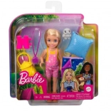 Barbie Chelsea kamping set s spalno vrečo