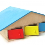 Lesena garaža za avte