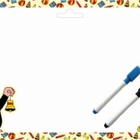 Dvostranska tabla A4 s pisalom - Krtek