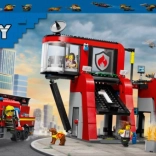 Lego City gasilska postaja z gasilskim vozilom