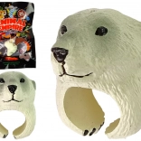 Nastavljiv otroški prstan z glavo polarnega medveda