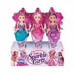 Punčka SPARKLE GIRLZ princesa v stožcu 10,5" – display 12 kos