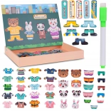 izobraževalne magnetne puzzle Družinica