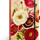 Beležka Notique Makovi Kateřine Winterové, črtasta 13 x 21 cm