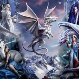 Sestavljanka Srebrni zmaj 1500 koščkov BLUEBIRD