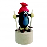 Detoa stiskalna figurica Krtek na smučeh