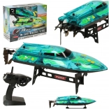 rc čoln revolt illuminator zelen 20 km/h, doseg 150 m, 2,4 ghz