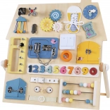 Senzorična plošča za otroke Hiška