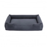 Plišast ležišček za majhne pse z odstranljivim prevlekam