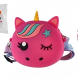 Otroška silikonska denarnica s trakom - različne barve