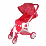 Športni voziček za punčke z blazinasto strehico