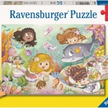 Ravensburger sestavljanka vile in morske deklice 2×12 koščkov