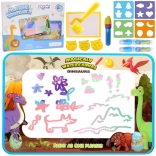 magična vodna risalna podloga XXL 100 × 80 cm z žigi in številkami