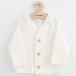 dojenčkov jopič na gumbe New Baby Luxury Clothing Oliver bel 86 (12–18 m)