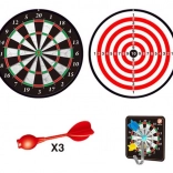 Dvostranska magnetna tarča 15 cm s 3 puščicami