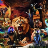 Clementoni puzzle Zbor živali 1500 koščkov