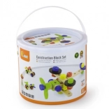 Lesena sestavljanka – konstruktor v vedru, 48 kosov (3+)