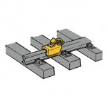 Rumene tirne odbojnike ROCO, komplet 12 kosov