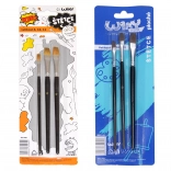 Set ploščatih čopičev 3 kosi