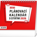 Namizni planerski koledar z citati 2026