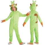Otroški kostum POKEMON Grookey kigurumi zelen 137–149 cm (10–12 let)