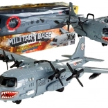 Vojaško letalo z efekti svetlobe in zvoka