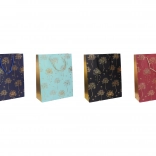 Darilna vrečka 18 × 23 × 10 cm, celoletna, 4 barve