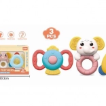 Set ropotuljic za dojenčke, 3 kosi