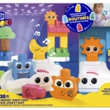 Mega Bloks vstajaj in zaspi nočna lučka s figuricami