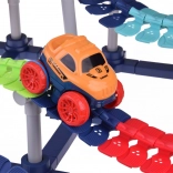 Dolg prožen dirkalni set s stezo, 291 delov z avtomobilčkom