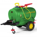 Rolly Toys cisternska prikolica z razpršilnikom in ročno črpalko John Deere 10 l