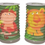 Lampion cilinder z motivom živali 16 cm