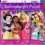Ravensburger sestavljanka Disney: Princeske iz pravljic 3x49 kosov