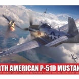 Plastični modelarski komplet letala NORTH AMERICAN P-51D MUSTANG 1/72