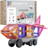 Connetix Pastel Transport Pack magnetne sestavljanke 50 kosov