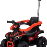 Poganjalec z vodilno palico ATV rdeč CHIPOLINO