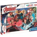 Bleščeči puzzle Marvel Avengers 104 kosov